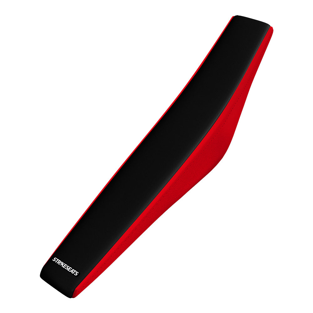 Funda de asiento con agarre negro/rojo para Honda CRF150F 03-07/CRF230F 03-07