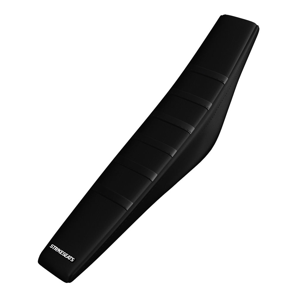 Honda CR125 00-07/CR250 00-07 NEGRO/NEGRO/NEGRO Funda de asiento acanalada con agarre