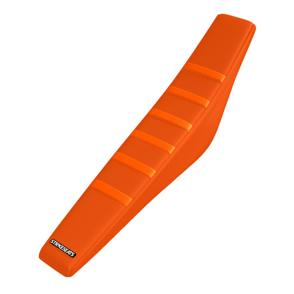 Funda de asiento acanalada con agarre naranja/naranja/naranja para KTM 50SX 2024