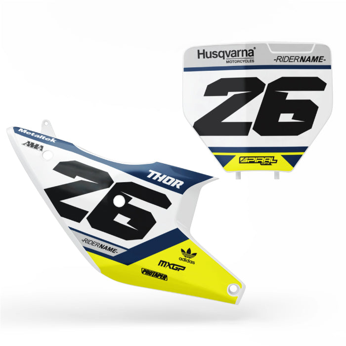 Husqvarna // Factory Blue Yellow Backgrounds (All Bikes)