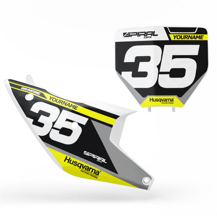 Husqvarna // Arrière-plans en niveaux de gris (tous les vélos)