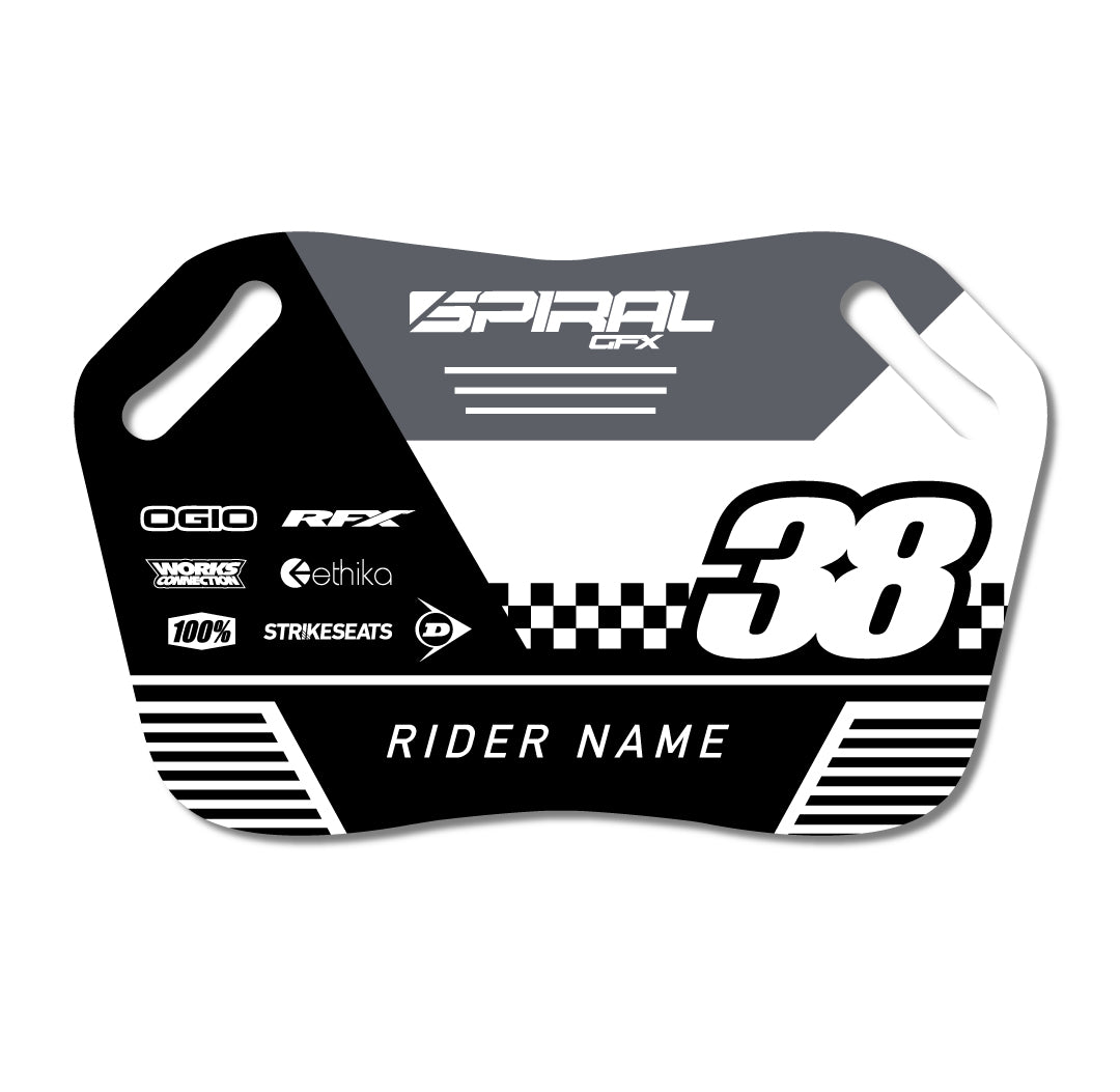 SpiralGFX Pitboard // Noir Gris