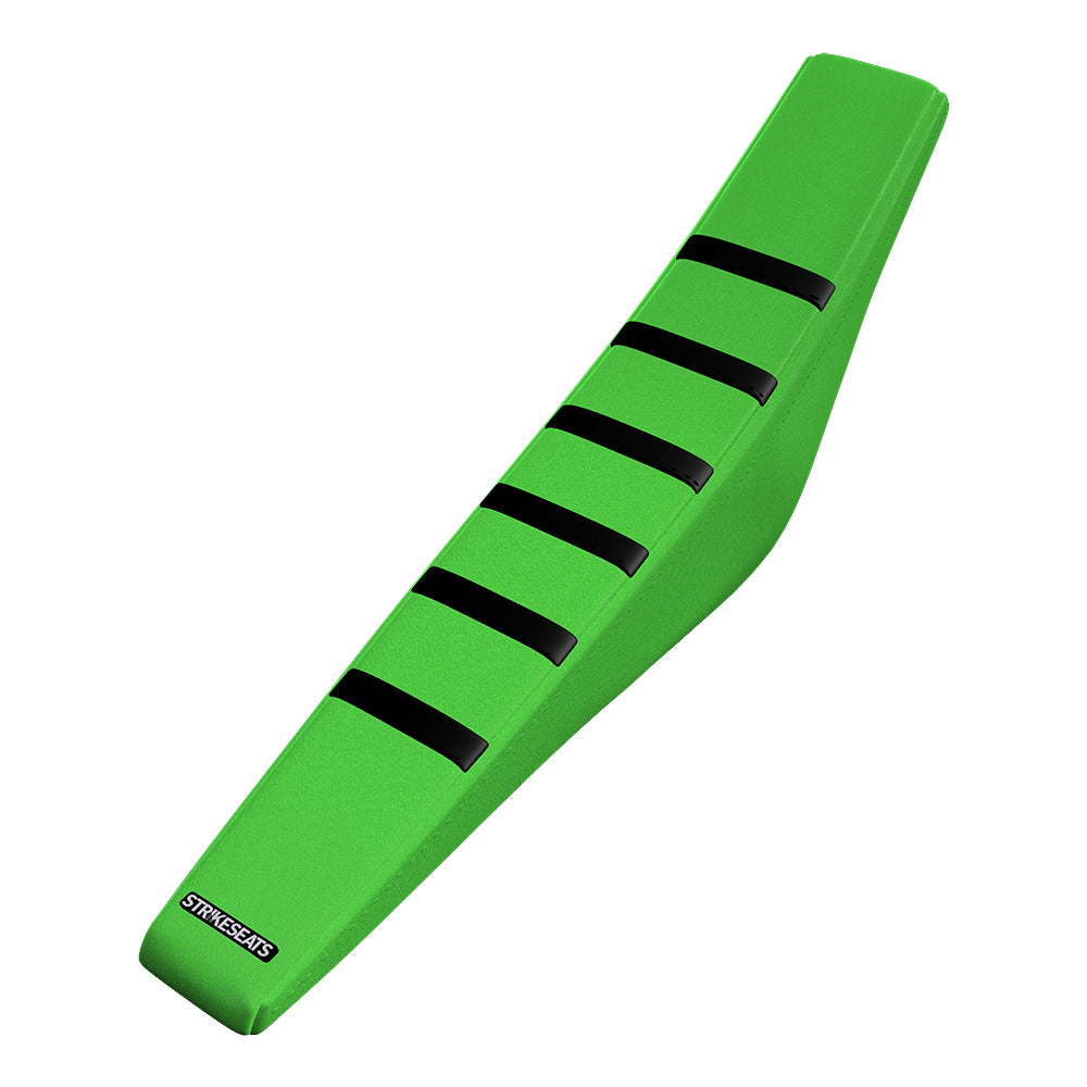 Kawasaki KX450F 16-18 NOIR/VERT/VERT Housse de Selle Gripper Ribbed