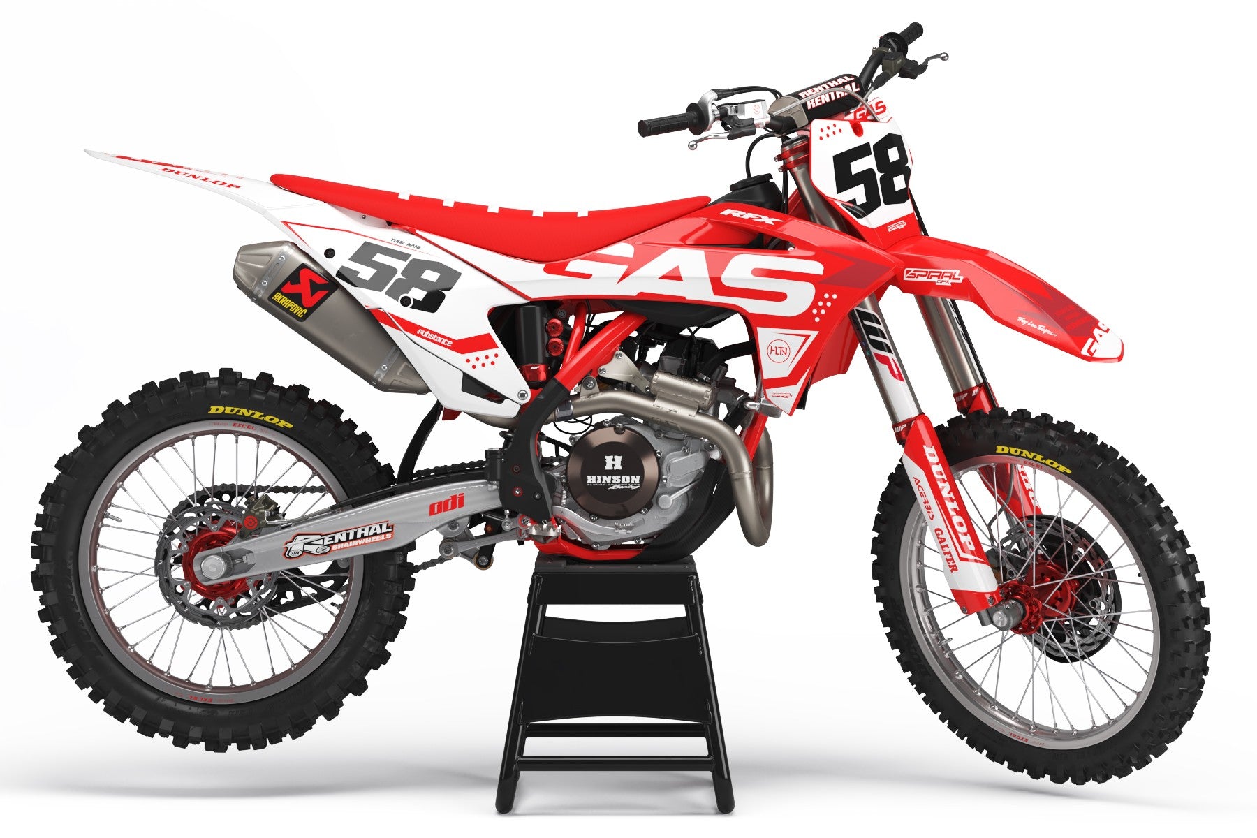 GasGas // Racer White (Tous les vélos)