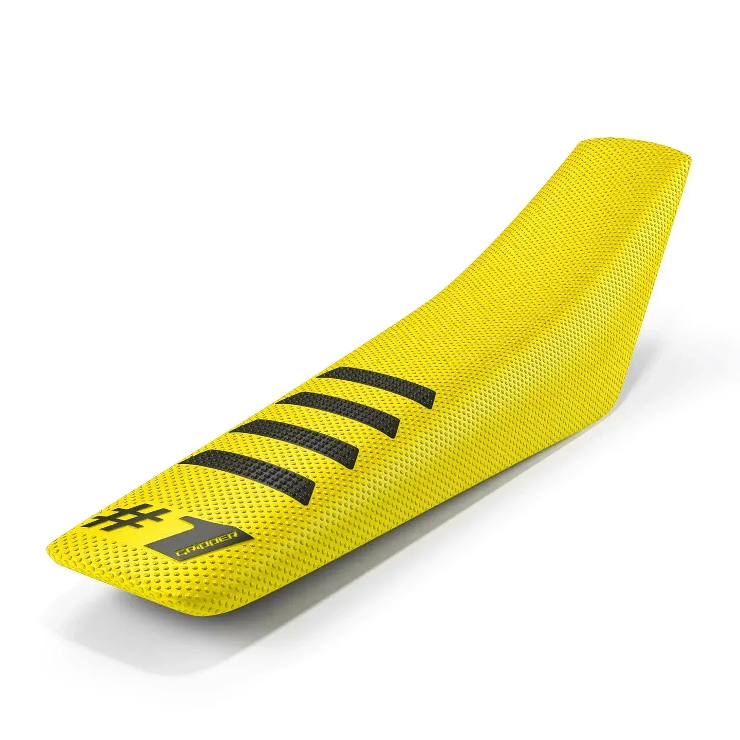 RIBBED Seat Cover - Yellow/Black