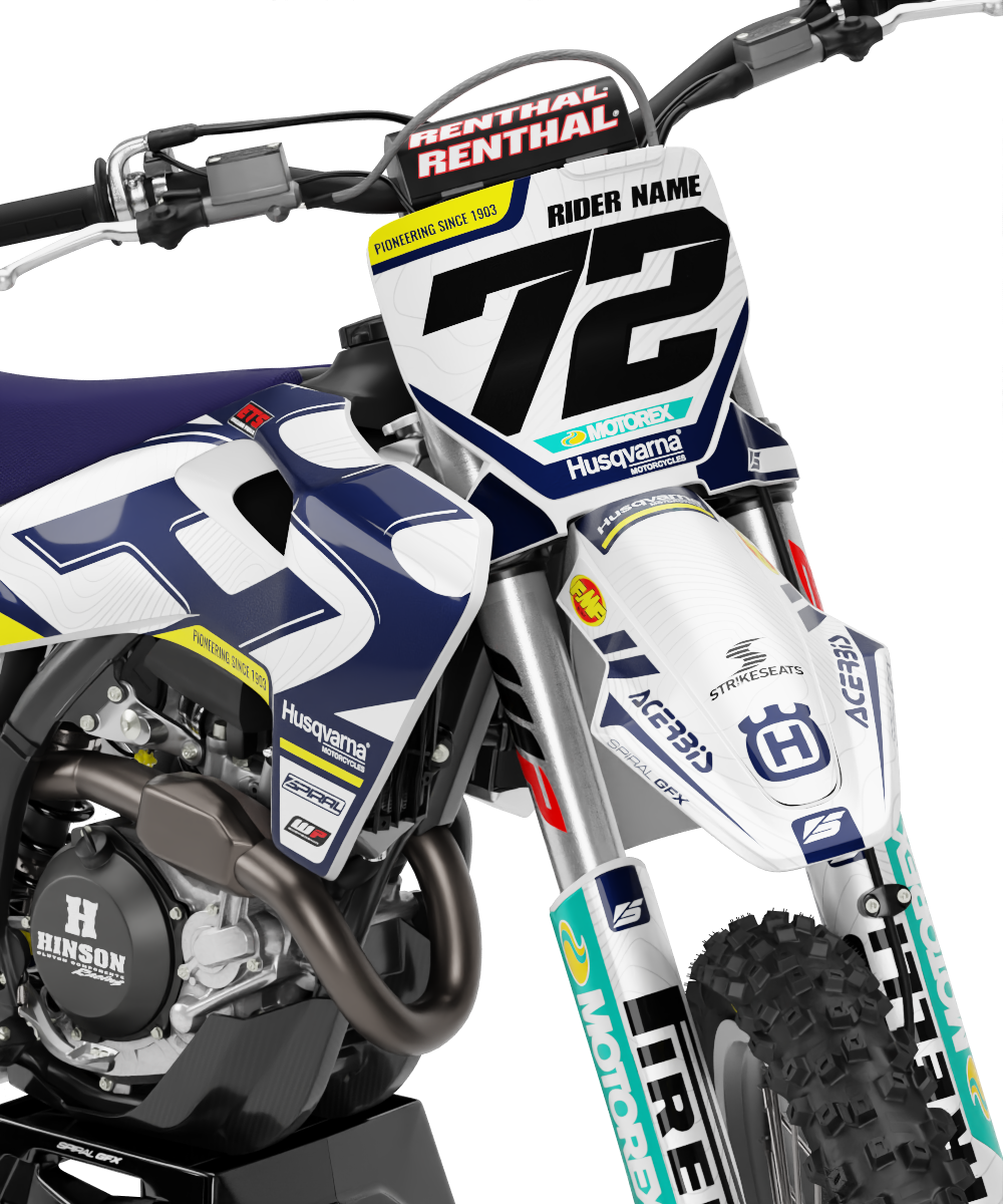 Husqvarna // Base Blanc Rouge (Tous les vélos)