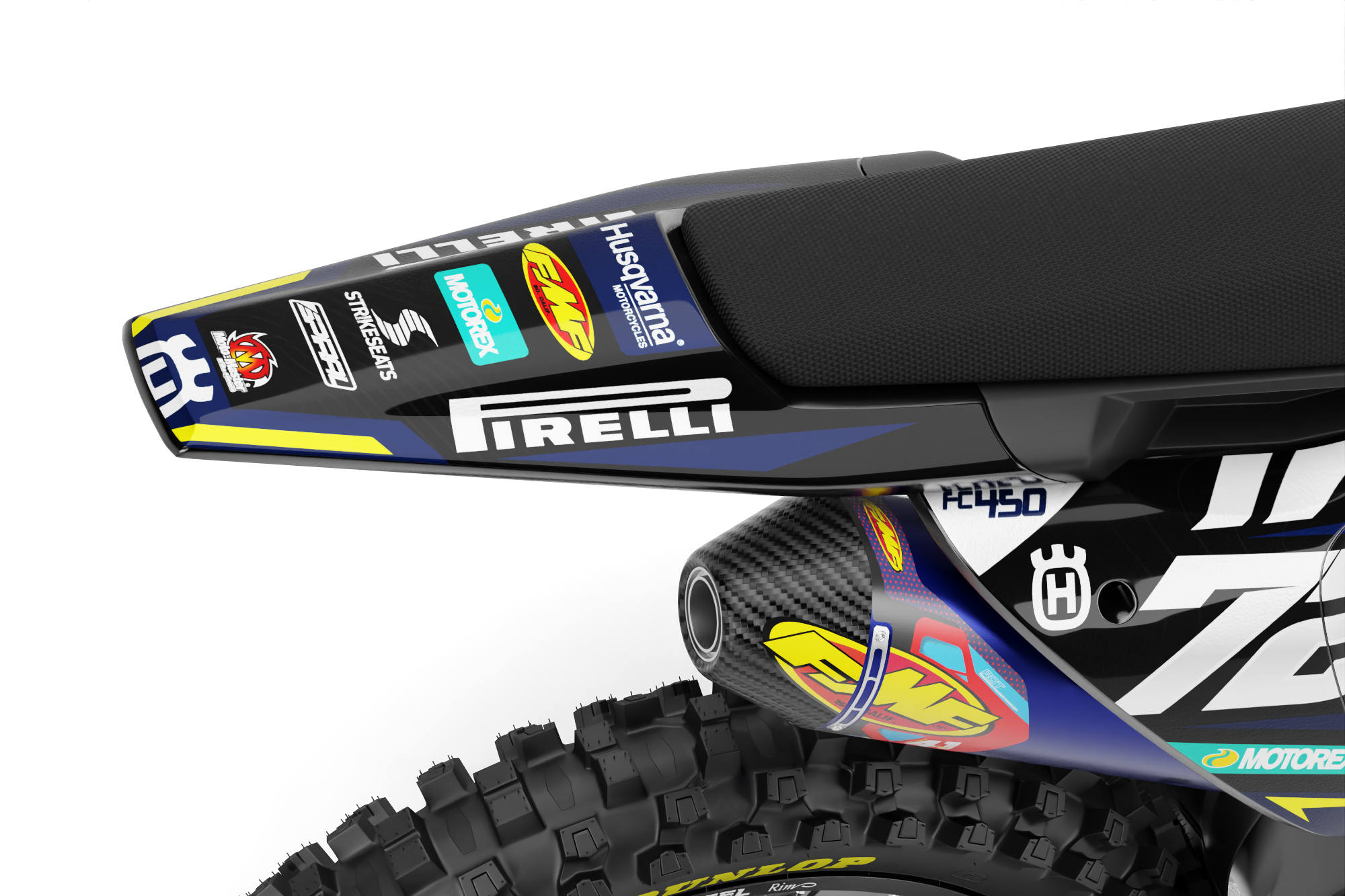 Husqvarna // Base Blanc Rouge (Tous les vélos)